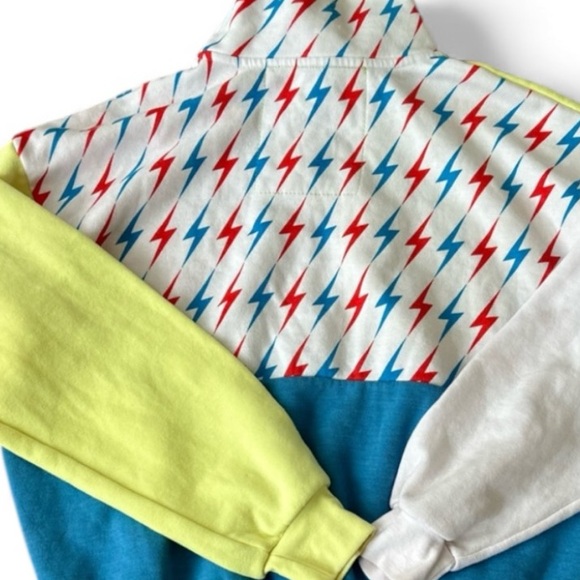 Aviator Nation Palm Tree Tropical Quarter Zip Sweatshirt NWT RARE oversized - Picture 7 of 9